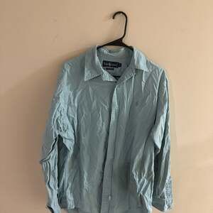 Ralph Lauren Light Blue Long Sleeve Button-Down Shirt, Men's Size L